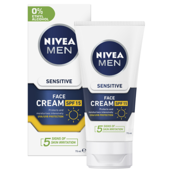 NIVEA MEN Sensitive Protective Moisturiser SPF15