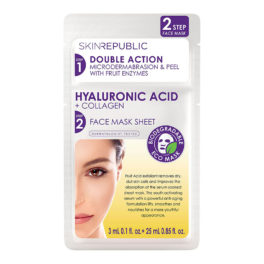 2 Step Hyaluronic Acid & Collagen Face Mask