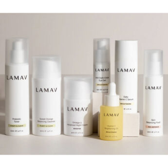 LAMAV Age Defence Complete Collection for Oily/Combination Skin bottles