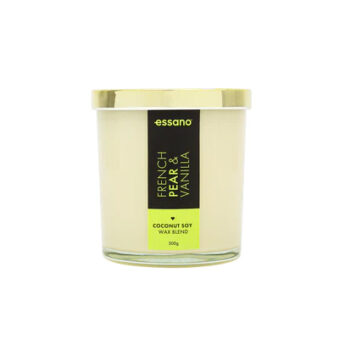 HOME Natural Soy Candle – French Pear & Vanilla