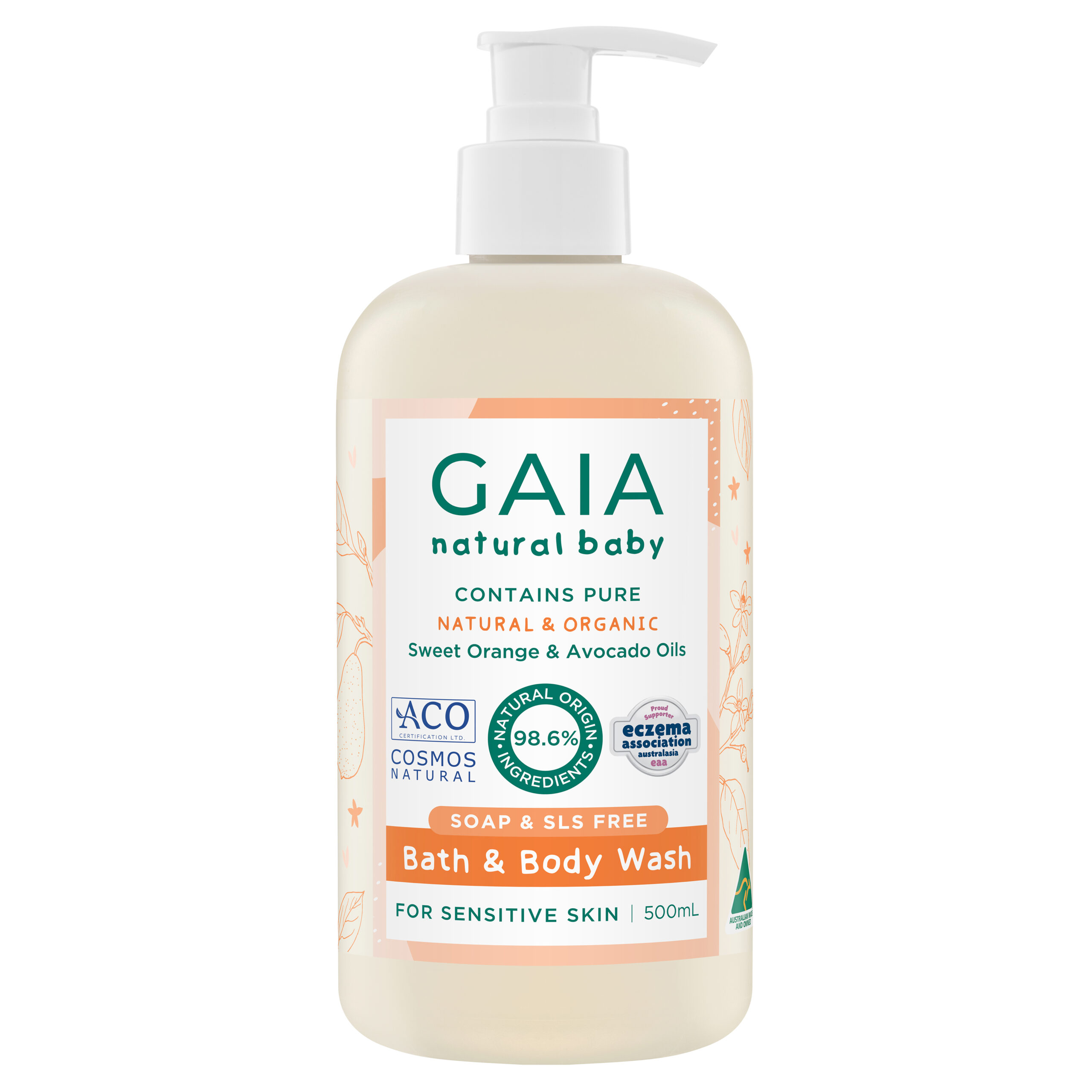 GAIA Natural Baby – Bath & Body Wash