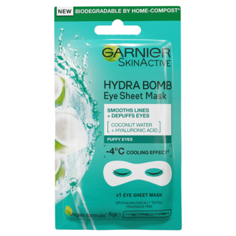 Hydra Bomb Hyaluronic Acid + Coconut Water Eye Sheet Mask