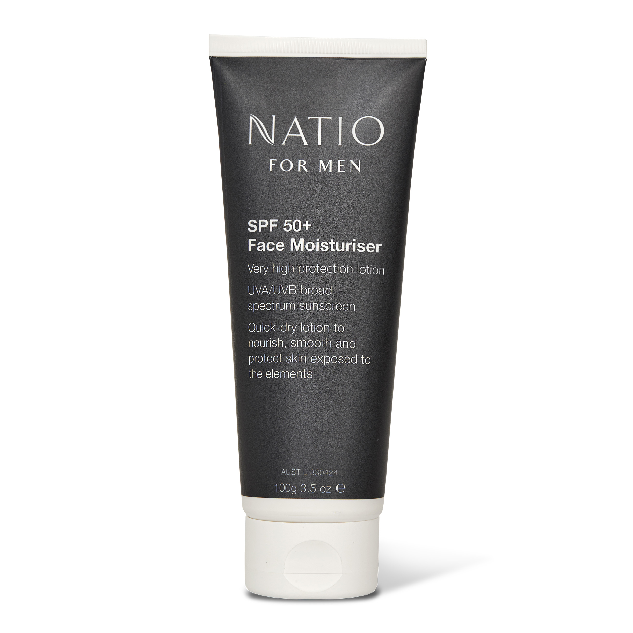 Natio For Men SPF 50+ Face Moisturiser