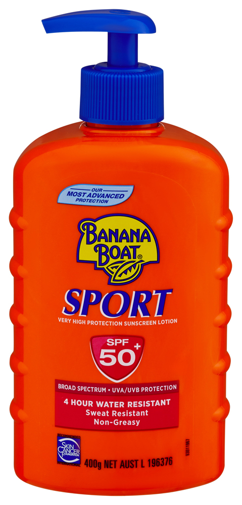 banana boat sunscreen pump