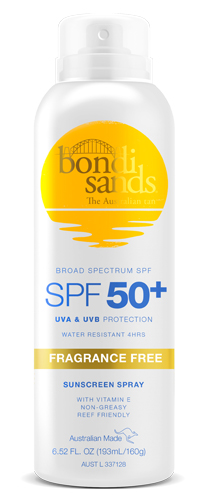 Bondi Sands SPF 50+ Aerosol Mist Spray Fragrance Free