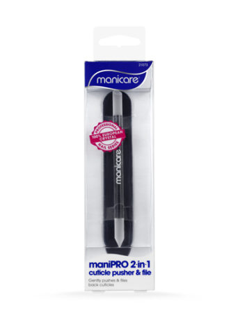 maniPRO 2-in-1 cuticle pusher & file