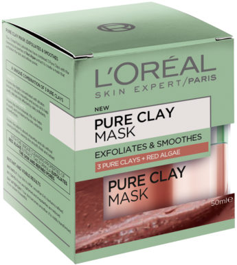 Pure Clay Exfoliating + Smoothing Red Algae Mask