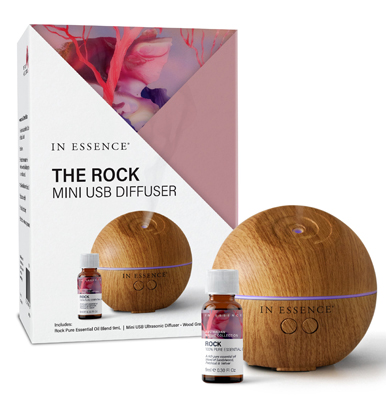 ie: Rock Essential Oil Blend and Mini USB Diffuser Pack