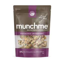 Munchme Slow Dry-Roasted Nutritious Snack Pistachio Cranberry