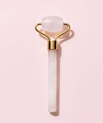 Clear Quartz Petite Facial Roller