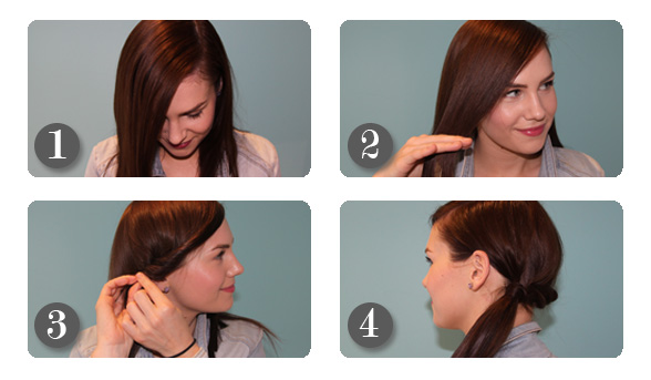 How-to: twisted side ponytail