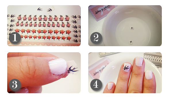 Nail transfer how to: bye bye birdie