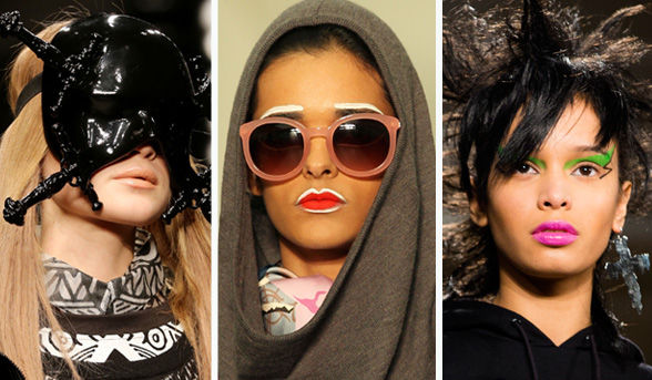 Fashion Week’s weirdest beauty looks