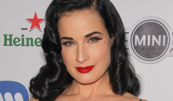 Dita Von Teese uses 300 beauty products