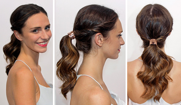 3 prettied-up ponytails for your formal night