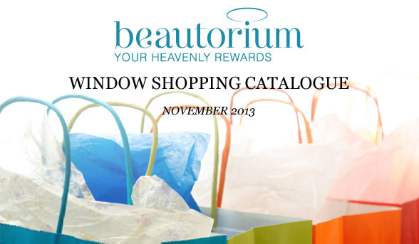 Beautorium window shopping catalogue November 2013