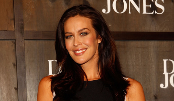 Megan Gale gives birth to baby boy