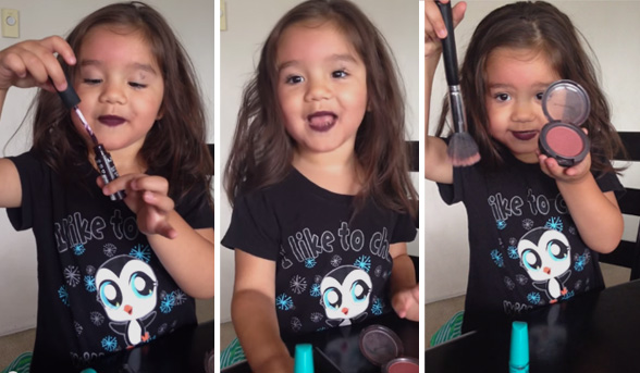 The cutest make-up how-to video we’ve seen yet