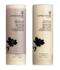 Trial team: Living Nature Purifying Cleanser & Balancing Day Lotion