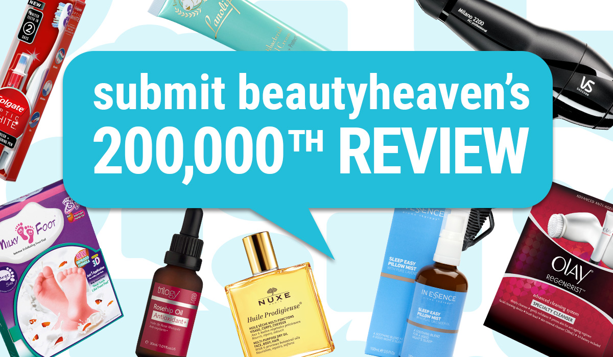 Will you submit beautyheaven’s 200,000th review?!