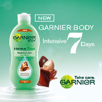 Garnier Body Intensive 7 days Body Lotions Trial Team