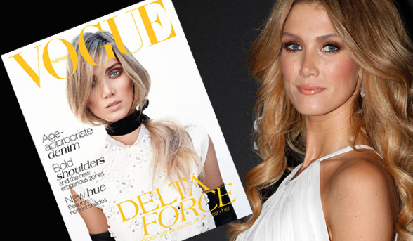 Beauty tips worth stealing from Delta Goodrem’s Vogue cover