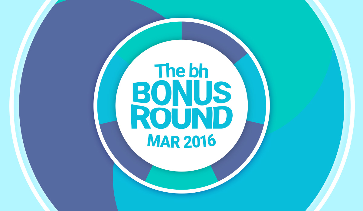 March bonus round – start reviewing!