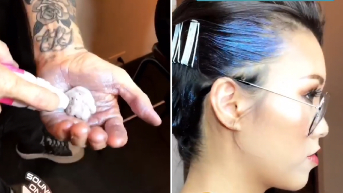 Holographic hair foam can colour your hair without bleach