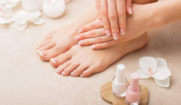 The 7 steps you need to nail an at-home French pedicure