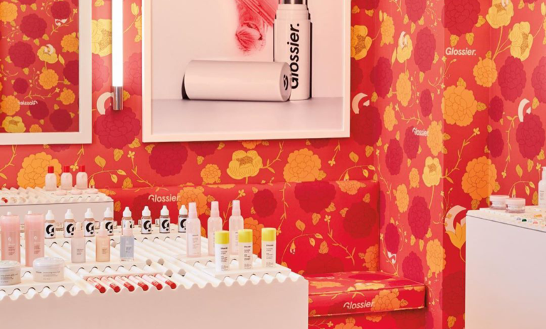 Take a peek inside Glossier London