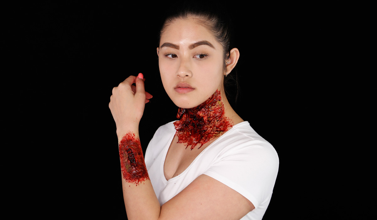 Easy Bloody Halloween 2018 makeup look