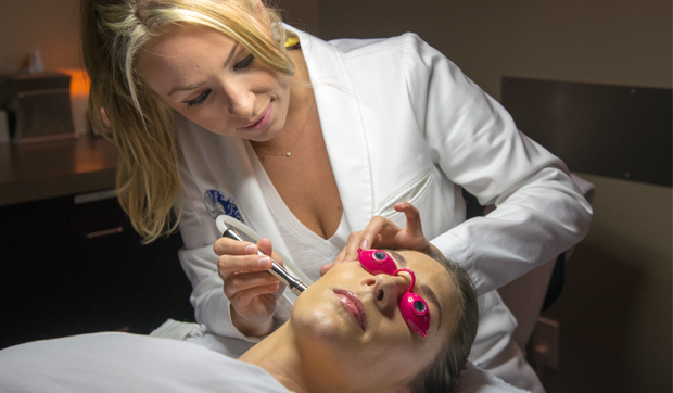 Microdermabrasion for acne