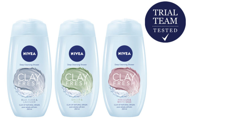 NIVEA Clay Fresh shower range