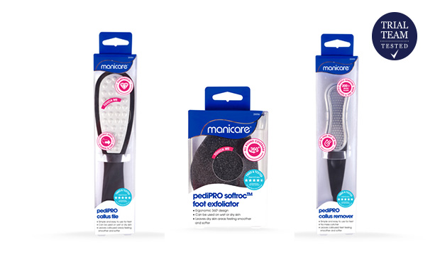 Manicare pediPRO callus remover, callus file and softroc™ foot exfoliator