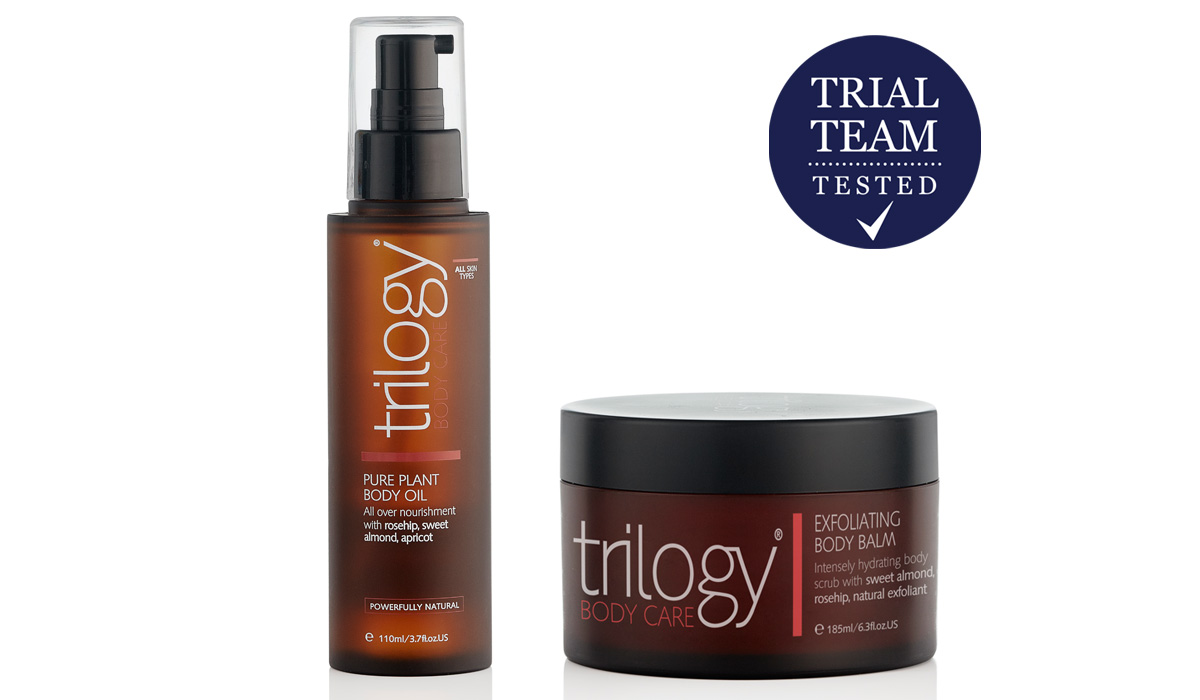 Trilogy Body Oil and Exfoliating Body Balm