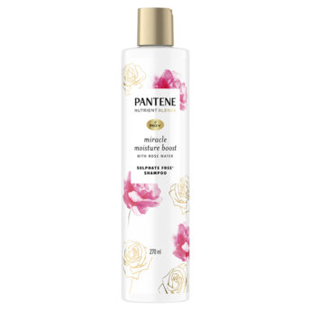 Pantene Prov-V Nutrient Blends Sulfate Free ‘Miracle Moisture Boost with Rose Water’ Shampoo