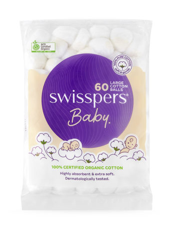 Swisspers® Baby Large Cotton Balls