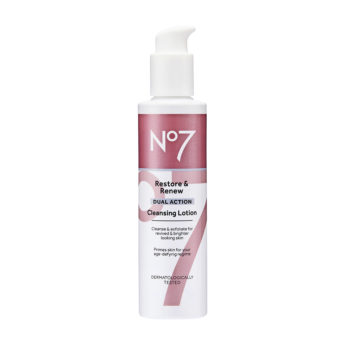 No7 Restore & Renew Dual Action Cleansing Lotion