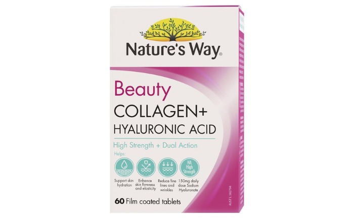 nature's way beauty collagen hyaluronic acid tabs