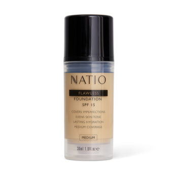 Natio Flawless Foundation spf15 bottle