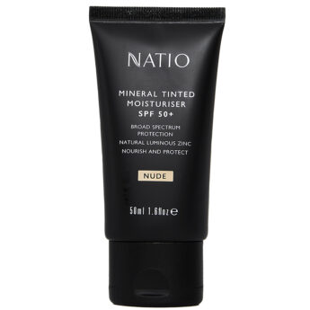 Natio Mineral Tinted Moisturiser SPF 50+ bottle