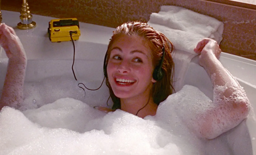 Julia Roberts in Pretty Woman bath scene