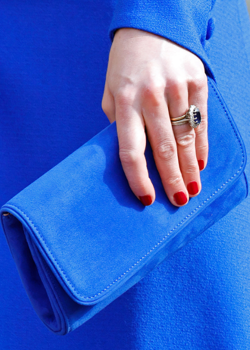 kate middleton red nails