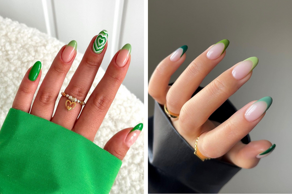 green nails spring