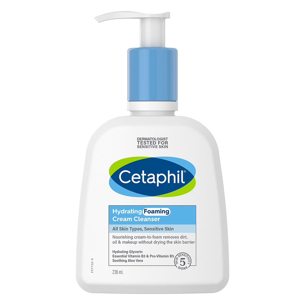 Cetaphil Hydrating Foaming Cream Cleanser Reviews - beautyheaven