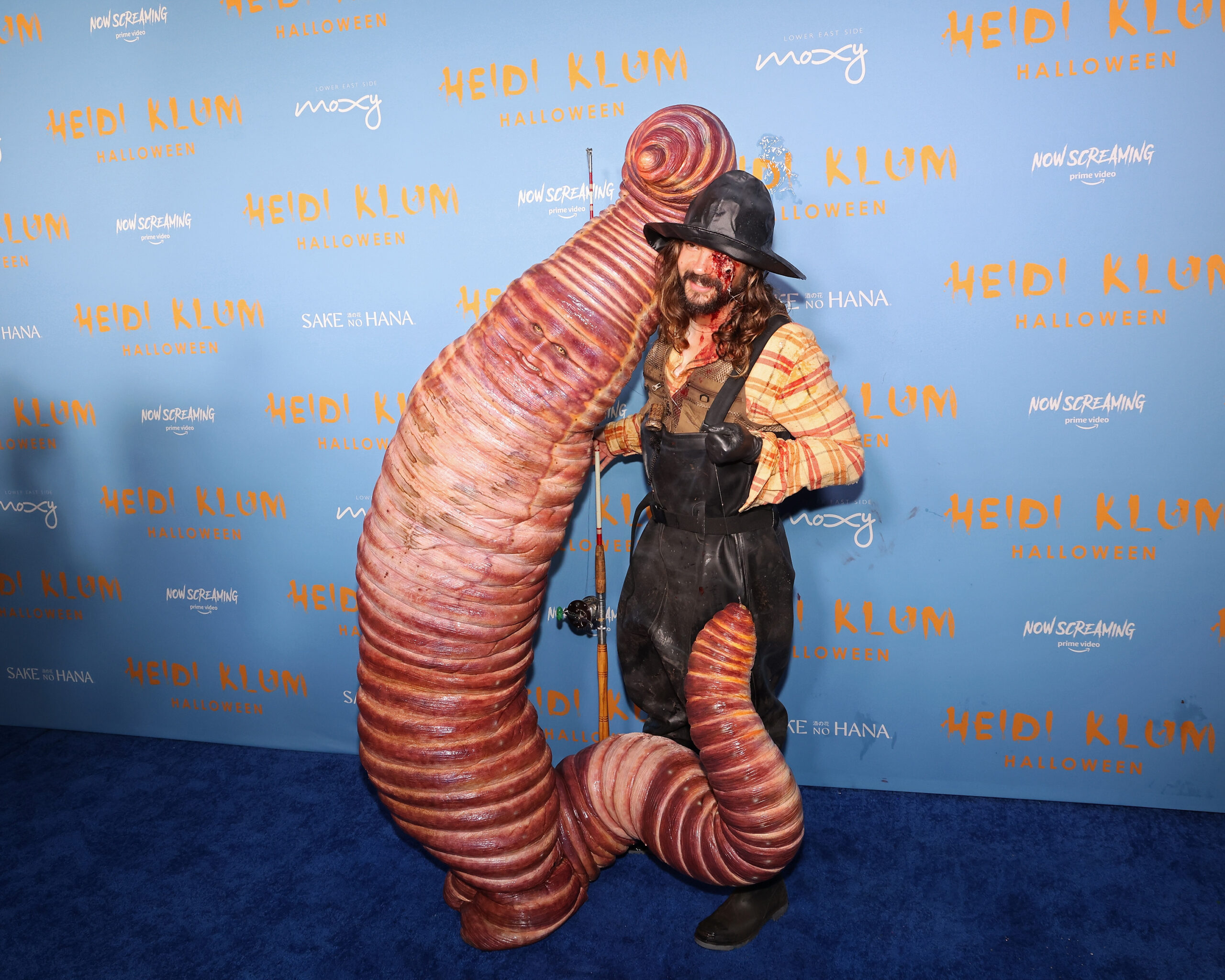 Heidi Klum unrecognisable as a Worm