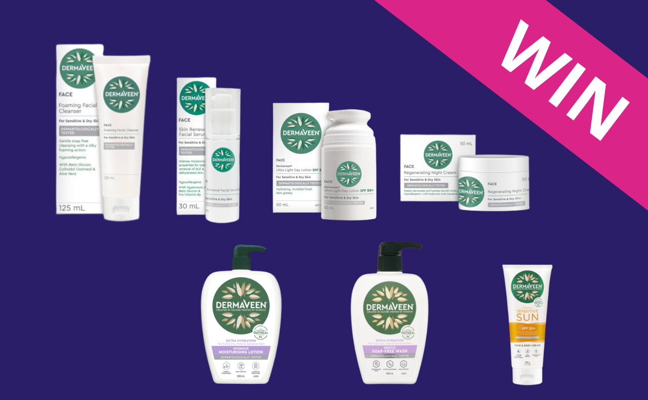 WIN 1 of 3 DermaVeen Gift Packs!