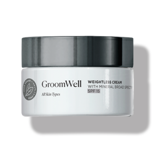  GroomWell Weightless Cream with Mineral Broad Spectrum SPF 15