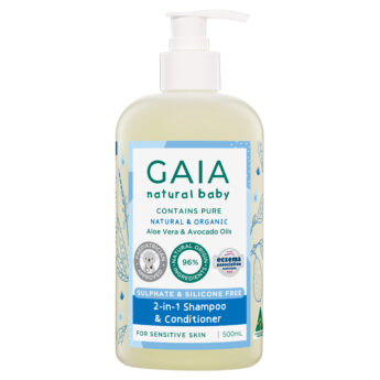 GAIA Natural Baby 2 in 1 Shampoo & Conditioner