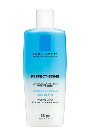 La Roche-Posay waterproof eye makeup remover bottle
